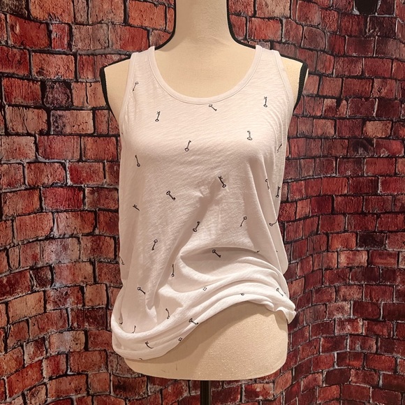 Rag & Bone - Key Print Cast Tank - Picture 1 of 8
